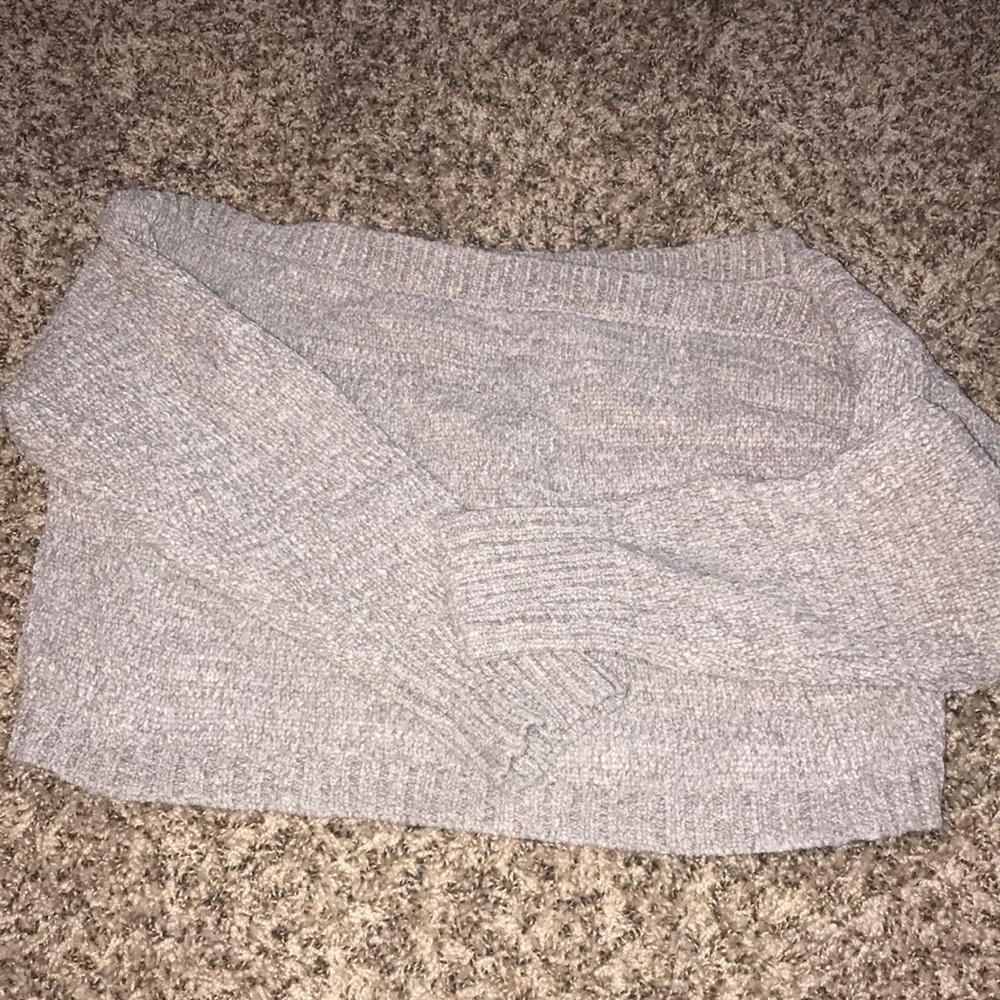 Off the shoulder sweater